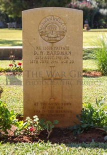 BEIRUT WAR CEMETERY - HARDMAN, DUDLEY WILLIAM